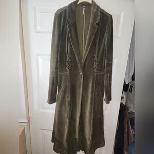 Free People Vintage Corduroy Duster.
